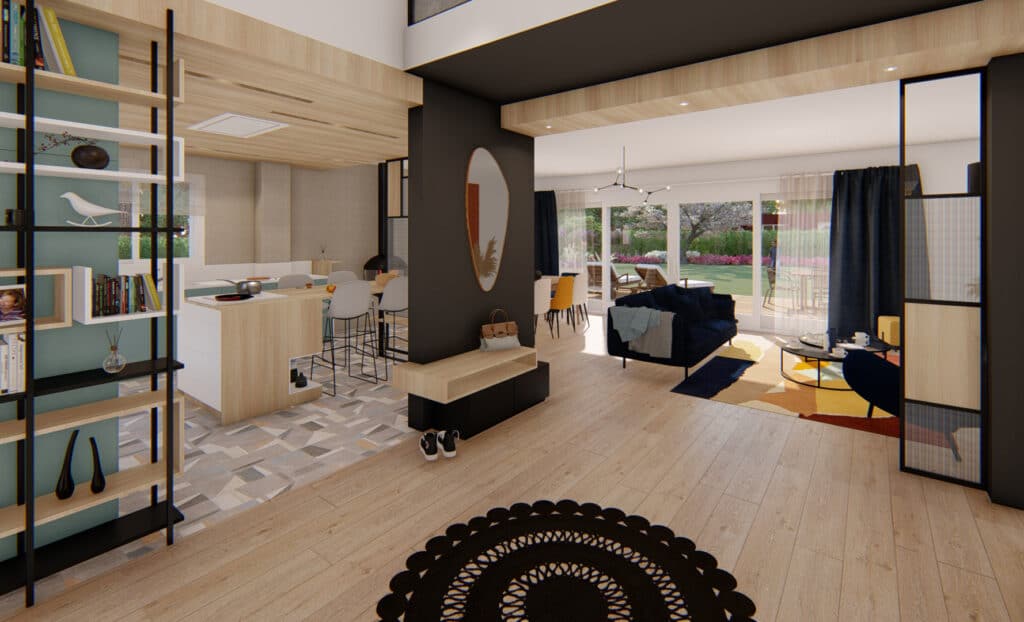 Visualisation 3D Architecture intérieure, décoration d'intérieur, rénovation de maison
